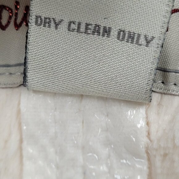 BKE Ivory Animal Print Soft Faux Fur Lined Snap Front Moto Jacket Size Small S - Picture 16 of 16